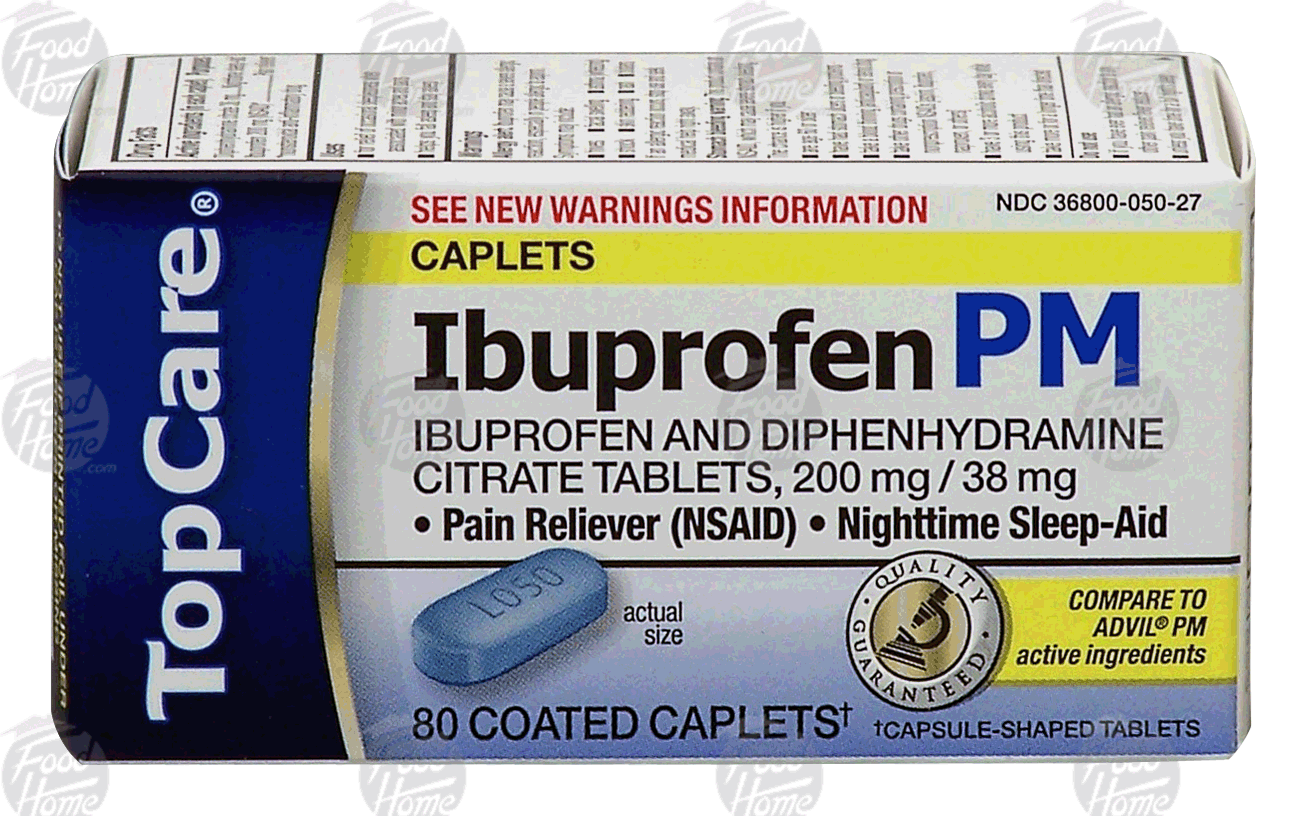 Top Care  ibuprofen pm, pain reliever, nighttime sleep-aid Full-Size Picture